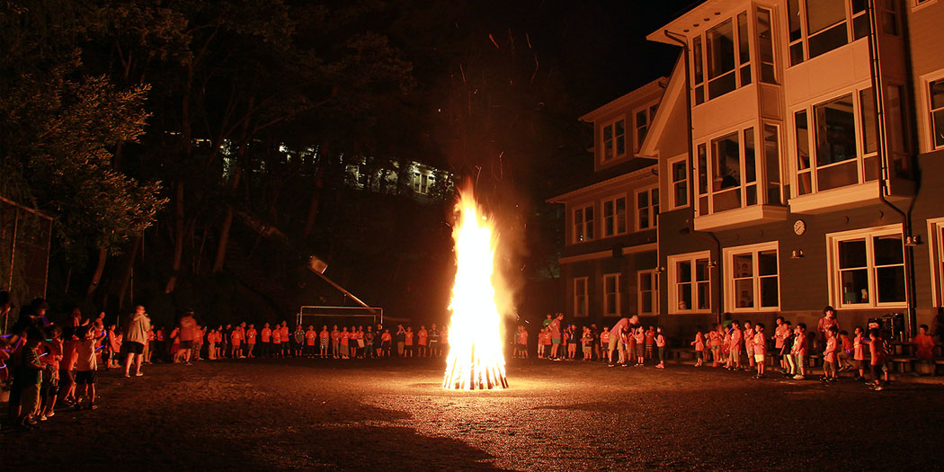 夏休みの行事の様子